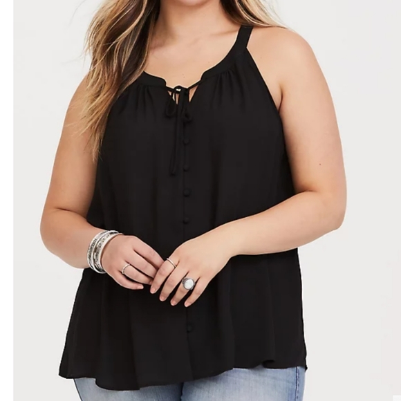 torrid Tops - Torrid size 3x black tank style blouse